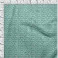 thumbnail image 3 of oneOone Georgette Viscose Fabric Paisley Block Printed Craft Fabric BTY 42 Inch Wide, 3 of 4