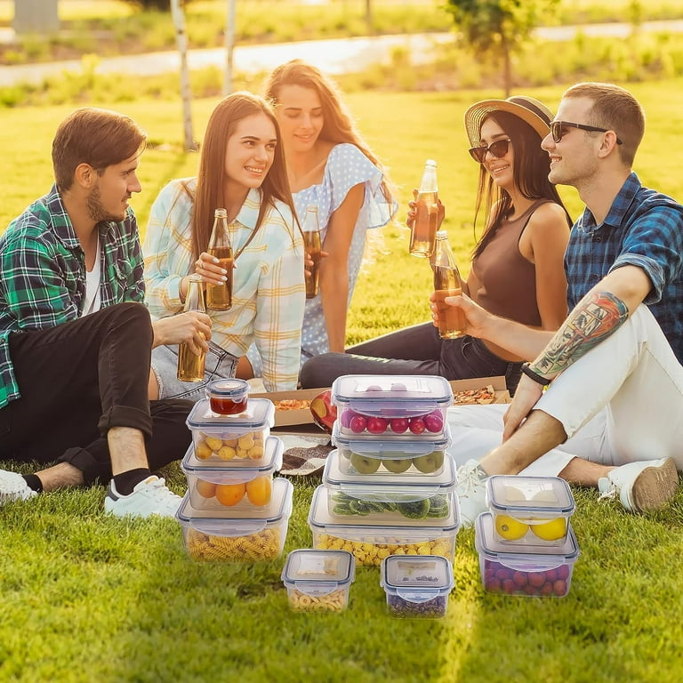 ZFITEI Airtight Food Storage Containers Set with Lids, Meal Prep