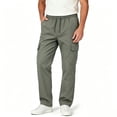 thumbnail image 5 of QSXADF Men's Casual Loose Straight Leg Pants Quickly Dry Pants Straight Leg Full Length Outdoor Hiking Windproof Men's Casual Trousers, 5 of 5