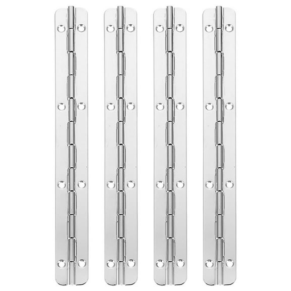 Long Lasting Stainless Steel Piano Hinges for Doors with Pre Drilled Holes 4pcs