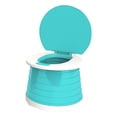 thumbnail image 1 of Asiento de inodoro plegable para de viaje portátil, orinal para , Verde Zulema Inodoro para niños portátil, 1 of 8