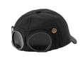 thumbnail image 3 of Breezora Baseball Cap with Integrated Goggles Pilot Goggles Baseball Cap Goggles Hat Attached Sunglasses Outdoor Travel Daily Wear Unisex Gift, 3 of 9