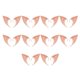 thumbnail image 1 of Orejas de elfo de látex para decoración de Halloween, simulación de orejas suaves, vestido de Ángel de hadas, gancho de Cosplay, accesorios para fotos, decoración navideña, 1-10 pares, 1 of 4