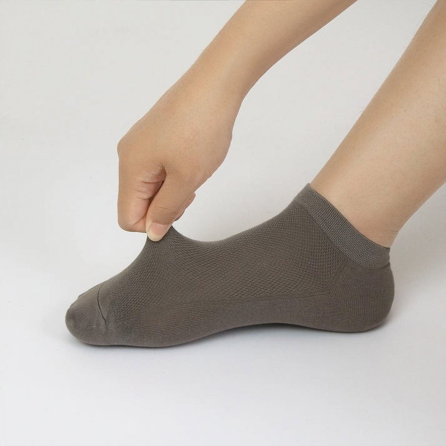 Breathable Viscose Bamboo Mesh Socks for Women – Lightweight, Low-Cut Ankle Odor Free – 50-Pair Bulk Set