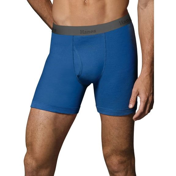 Hanes Men's TAGLESS Ultimate Fashion Boxer Briefs (Pack of 5)