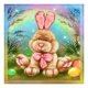 thumbnail image 2 of Cuadros Decorativos Diamante pintura lindo animal redondo completo taladro Rhinestone imagen (NH1216 Likrtyny embutido en tela, 2 of 9
