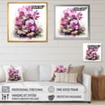 thumbnail image 4 of Designart "Beauty of Orchids in Purple III" Floral Framed Wall Art Decor - Traditional Purple Orchid Entryway Framed Wall Art, 4 of 6