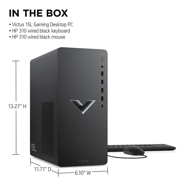 Windowsデスクトップ Victus by HP 15L Gaming Desktop Victus 15L Desktop 製品詳細 - ゲーミングパソコン | 日本HP