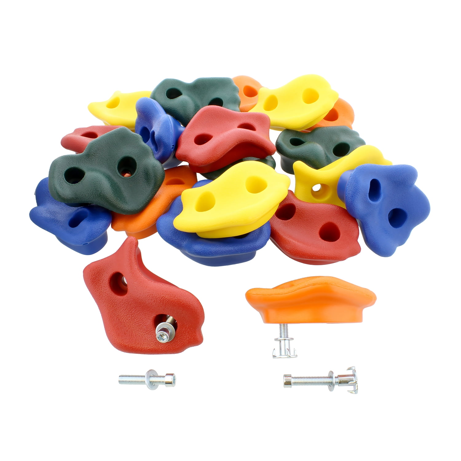 Get Out Rock Climbing Holds 20 Piece Diy Wall Grips