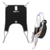 EZ Assistive Patient Lift Sling with Divided Leg for Patient Transfer Red Hoyer Lift Sling, 500lb Weight Capacity (Small Size )