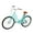 Mint Green, variant on Dextrus 24 Inch Beach Cruiser Bike - 7 Speed Commute Bicycle for Adults, Steel Frame Step-Through Design with Full Front & Rear Fenders, Mint Green