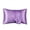 Purple Silk Pillowcase#2, variant on Silk Pillowcase for Hair and Skin, Real Silk Pillow Cases Queen, Not Satin Pillowcase, Zipper Closure (Dark Gray,20x26in)