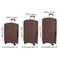 thumbnail image 2 of Unique Bargains Elastic Silk Travel Luggage Cover, Washable Protective Suitcase Protector Bag Brown for 20 Inch Wheeled Suitcase, 2 of 5