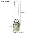thumbnail image 2 of FORMRS Crossbody Bag for Women Quilted Travel Shoulder Cell Phone Purse with Chain Strap Handbag, Olive Leaf, 2 of 7
