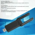 thumbnail image 3 of Adaptador De Red Inalámbrico USB, Adaptador De Tarjeta De Red Profesional 1300Mbps Compacto Para Auriculares Para Computadora, 3 of 7