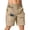 Khaki, variant on Mens Shorts Outdoor Work Cargo Shorts for Men with 10 Pocket for Hiking Fishing Camping Casual Navy Blue 34 (No Belt)