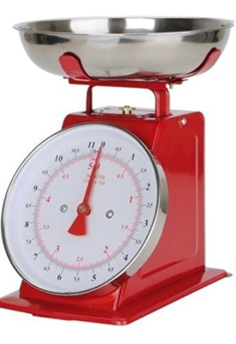 DOLLS HOUSE MINIATURE METAL KITCHEN SCALES WITH WEIGHT 1/12TH SCALE 