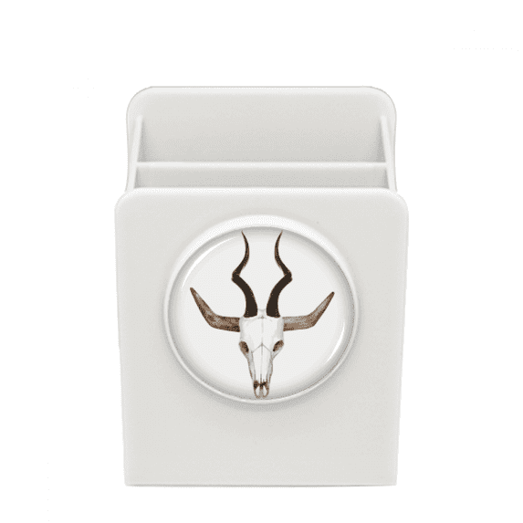 combination b horn cattle desk pencil holder cup pen organizer