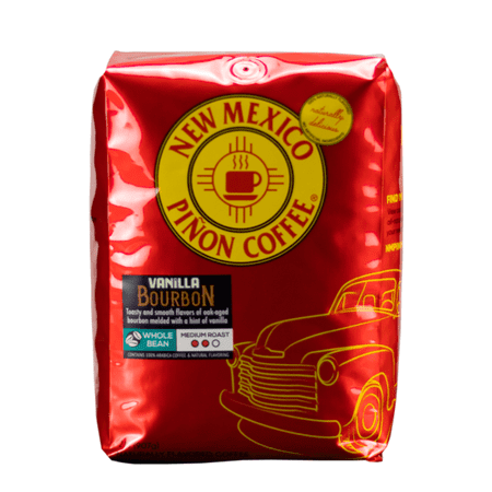 New Mexico Piñon Coffee Vanilla Bourbon Whole Bean Coffee 2lbs.