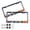 Cartoon Colorful House, variant on Aluminum License Plate Frame 2 Pack Car Exterior Accessory Car Tag Holder for Front Rear Plates Cars Decor Christmas Tree with Lights