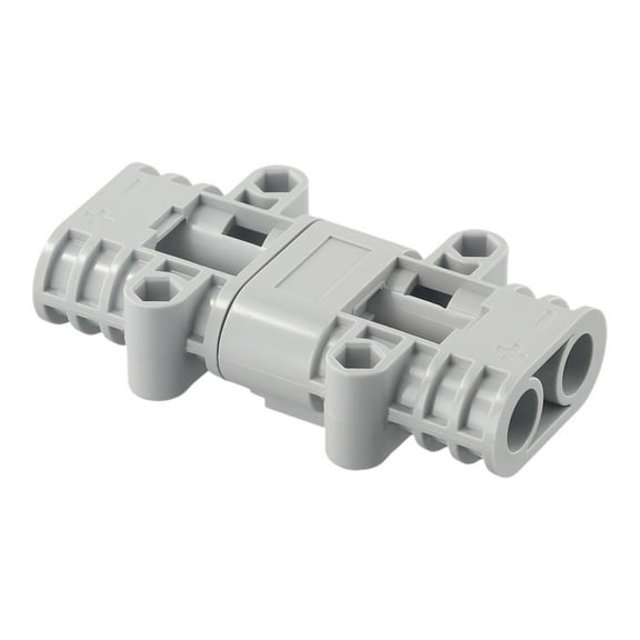 Pair Of 50 Amp 600V 6 For Awg Grey Forklift Cable Power Connectors Male & Female Connectors