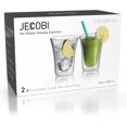thumbnail image 3 of JECOBI Double Wall Insulated Glass Cups 10.oz Set of 2. HAND MADE For Clear Drinkware for Hot / Cold Drinks, Dishwasher Safe, 3 of 9