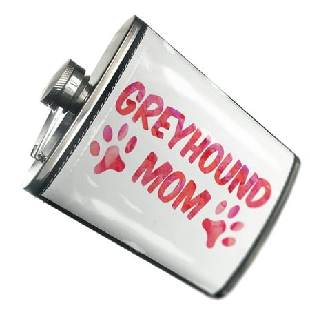 

NEONBLOND Flask Dog & Cat Mom Greyhound