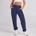 thumbnail image 5 of Pants for Women Casual Athletic Pants Sparkly Leggings Womens Track with Pockets Women's Summer Sweatpants with Stripe Thin for Women Beaded Flare Fall Jumpsuits Formal Navy S, 5 of 8