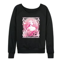 Wicked - Glinda Portrait Logo - Women's French Terry Pullover Sweatshirt