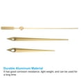 thumbnail image 4 of Uxcell Clock Hands, 12 Set Clock Hands Kits Clock Mechanism Movement Aluminum DIY Wall Clock Hands Kit Parts, Gold, A02, 4 of 6