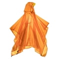 thumbnail image 2 of Lluvia Poncho Fahion Ultralight Hoodie Ponchos Sun Shelter Equipo de escalada de silicona Accesorios al aire libre Regalos para mujer Naranja Monstrate HA060487-02, 2 of 6