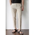 thumbnail image 2 of GINGTTO Linen Pants Men Slim Fit Elastic Waistband Lightweight Summer Beach Fashion Casual Pant, 2 of 6