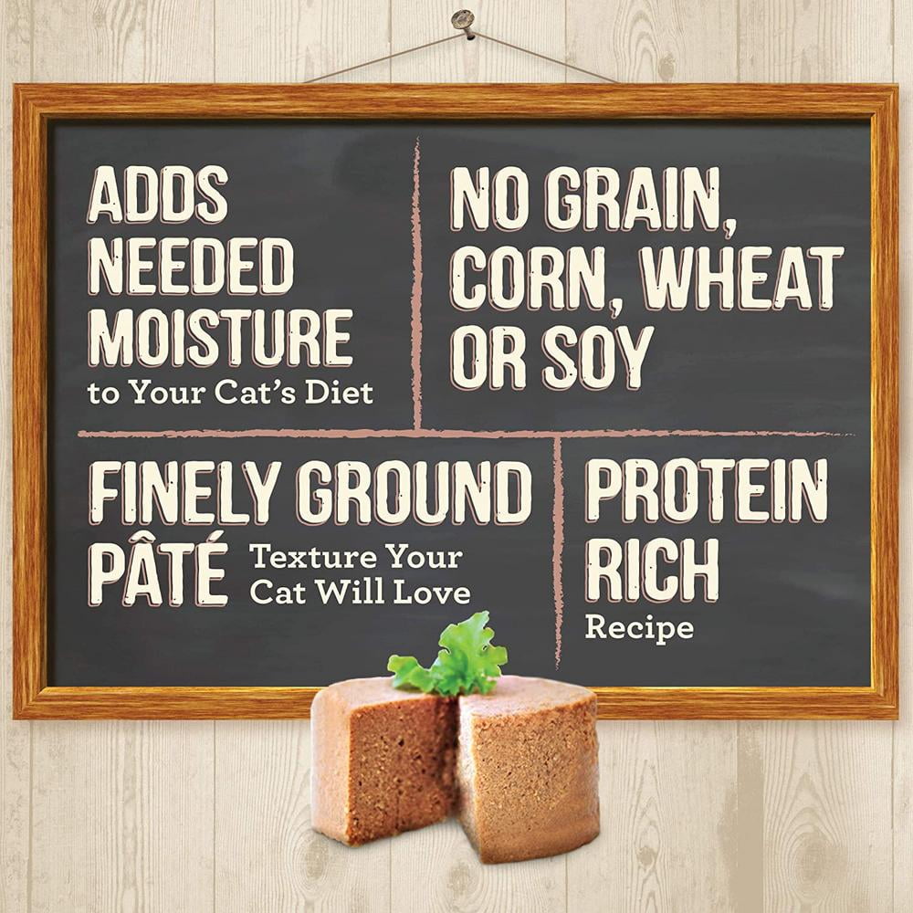 (18-Pack) Merrick Purrfect Bistro Grain Free Pate Wet Cat Food Chicken, 3 oz