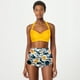 thumbnail image 1 of Bikini Mujer Traje de Baño Conjunto de Bikini Push Up Sexy Para Mujer, Traje de Baño de Dos Piezas de Cintura Alta, Tankini Con Estampado Retro Fruncido, Para Playa, Piscina y Fiesta 1852, 1 of 5