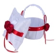 thumbnail image 1 of Flower Basket, Fabric Romantic Multi Purpose Ring Bearer Pillow With High Performance For Wedding, 1 of 8