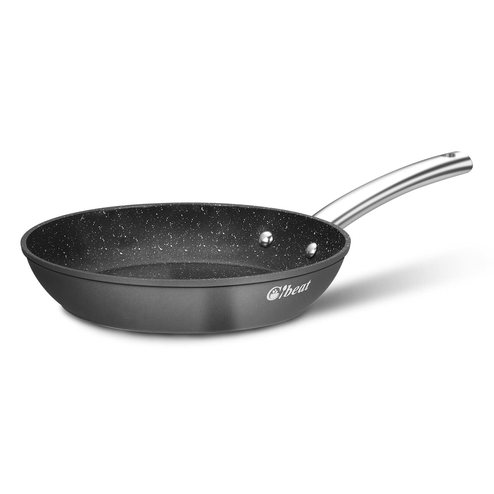 Natural Elements Woodstone Skillet/Frying Pan Nonstick Heavy Duty 11” Inch