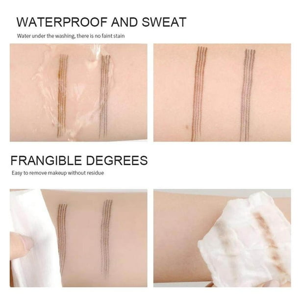 Eyebrow Pen Waterproof 4 Fork Tip Eyebrow Pen Liquid Eye Brow Pencil Professional Long Lasting Fine Sketch Liquid Eye Brow Pencil