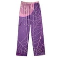 thumbnail image 3 of WFJCJPAF 2024 New Halloween ! Halloween Pajamas Women Onesie,Women Casual Fashion Halloween Printed Long Sleeve Casual Tops Pants Pajamas Suit - Purple S, 3 of 4