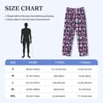 thumbnail image 4 of Bixox Men's cute Skull rainbow mushroom Patterned Pajama Pants with Pockets Lounge Clothes for Home, 4 of 5