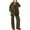 Khaki Green, variant on PRETTYGARDEN Women's 2 Piece Outfits Knit Matching Lounge Sets Long Sleeve V Neck Cardigan Sweaters Wide Leg Pants Tracksuits