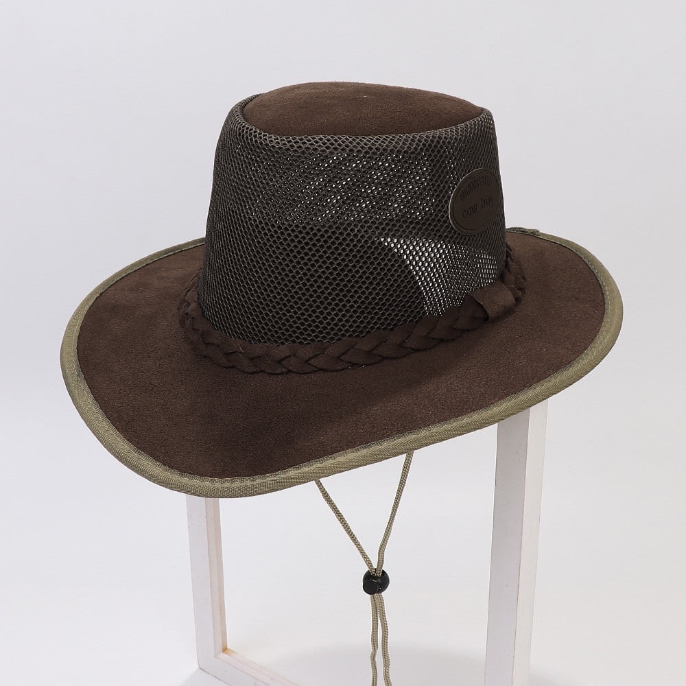 Mesh Sun Hat for Men Golf Soaker Hats Summer Beach Safari Wide Brim Fishing Cap Outdoor Q060 Walmart