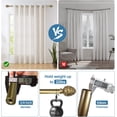 thumbnail image 6 of Urbanest Adjustable Single Curtain Rod Set with Pinapple Finials – 3/4-Inch Diameter, With Renaissance Gold Rod, 84–120 Inches, 6 of 6
