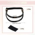 thumbnail image 2 of Uxcell 4 Pairs High Heels Shoe Straps, Rhinestone Elastic Shoe Straps Heels Detachable Ankle Straps Replacement Shoelace Crystal for Women Loose Slippers Sandals, Matte Black, 2 of 7