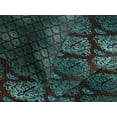 thumbnail image 4 of Ambesonne Brown and Blue Quilted Bedspread Set 3 Pcs, Grungy Swirls, King Size, Teal Brown Pale Blue, 4 of 5