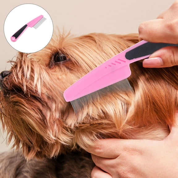 STOBOK Stainless Steel Fine Comb Hair Comb for Removal Daily Use 1Set