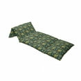 thumbnail image 4 of Floral Floor Pillow Lounger Cover, Colorful Flower Arrangement Fantasy Hand Drawn Dotted Detailed Modern, Nap Mat Printed Fabric Case for 5 Pillows, 88" x 36", Multicolor, by Ambesonne, 4 of 5