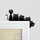 thumbnail image 5 of Adornos de Halloween, adorno para puerta de Halloween, adorno de metal con forma de gato adorable, adorno para esquina de puerta de gato, letreros y placas decorativas para puertas y ventanas del hoga, 5 of 8