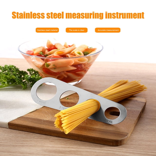Up to 65% off Kitchen Gadgets 4 Hole Stainless Steel Pasta Measuring Tool Spaghetti Measuring Tool Noodle Spag Kitchen Organizers and Storage