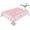 Pink, variant on Snowflakes Christmas Table Cloth Waterproof Tablecloths, Pink Xmas Winter Vintage Tablecloth Dining Table Cover for Kitchen Party Tabletop Outdoor, Rectangle Tablecloth 54x108 Inch