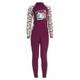 thumbnail image 3 of Trajes de neopreno para niños, mono con cremallera, traje de buceo de secado rápido para deportes acuáticos. Púrpura XL, 3 of 8